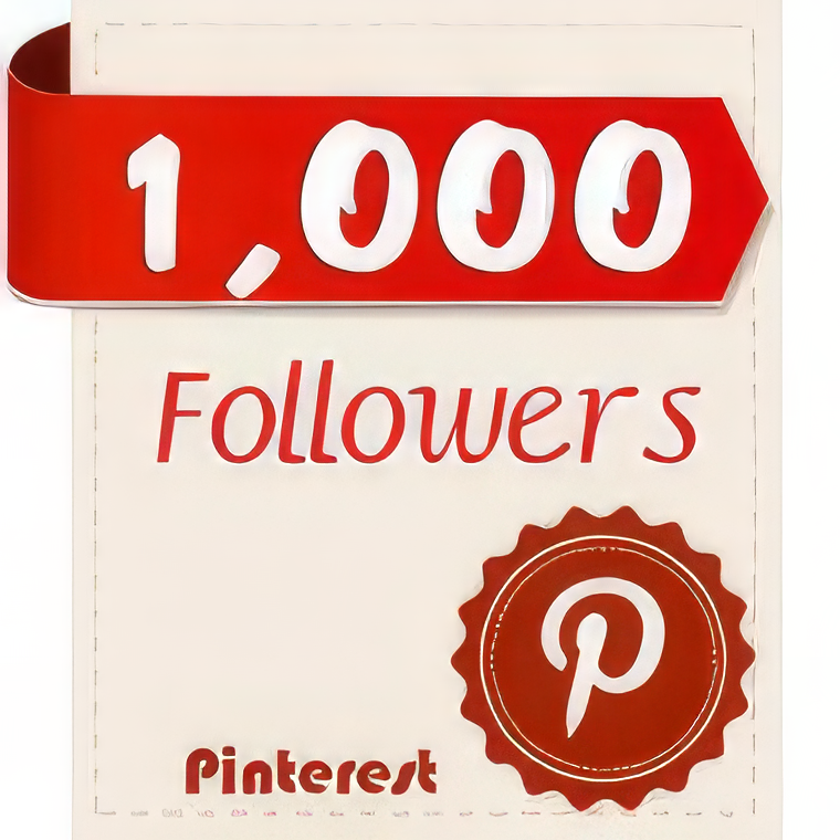 1000 pinterest followers