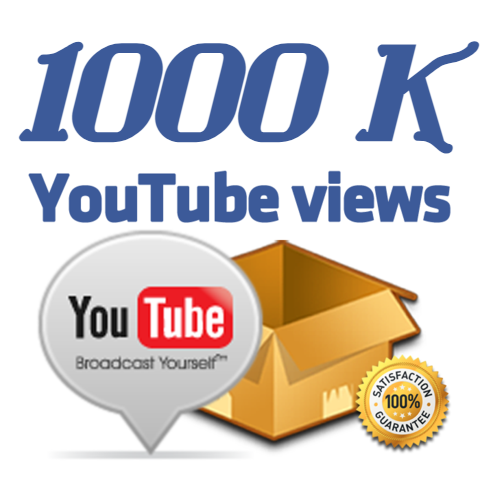1000000 youtube views