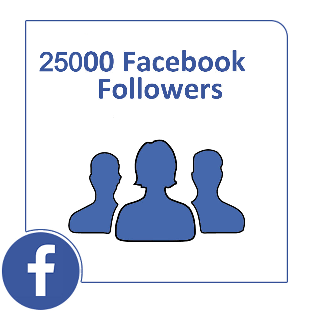 25000 facebook followers