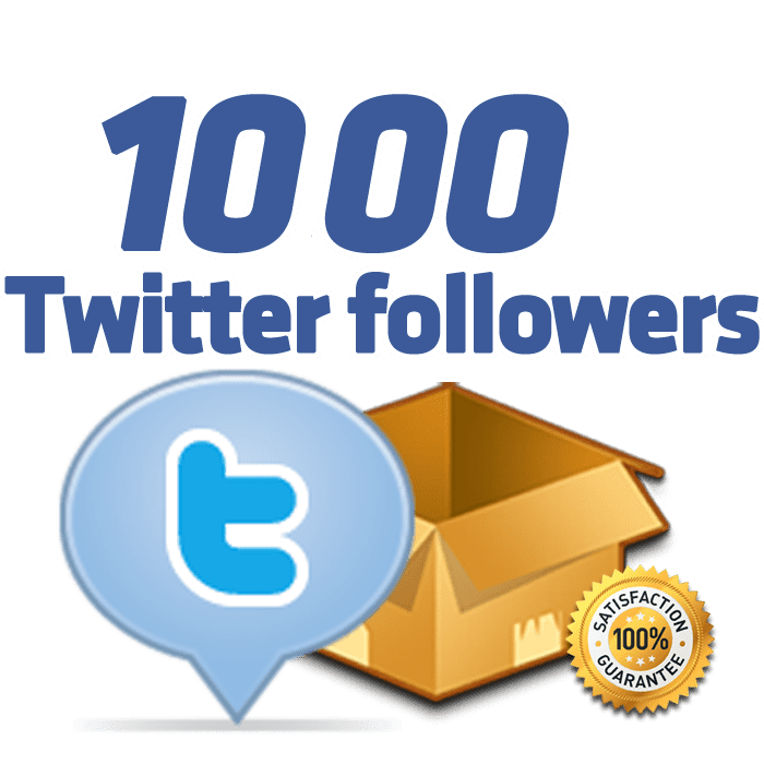1000 twitter followers