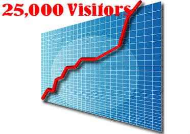 25000 website visitors