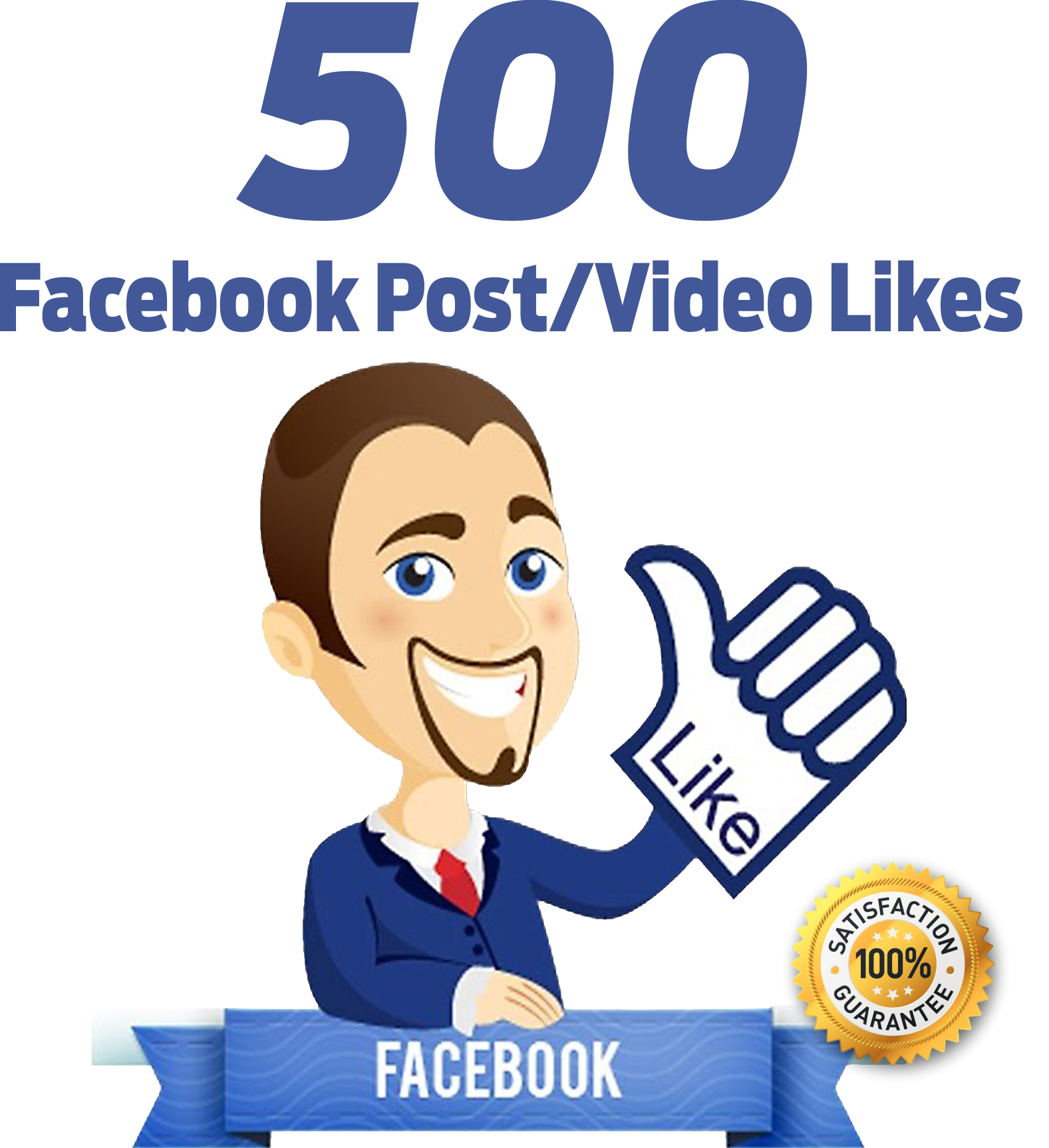 500 facebook post video likes