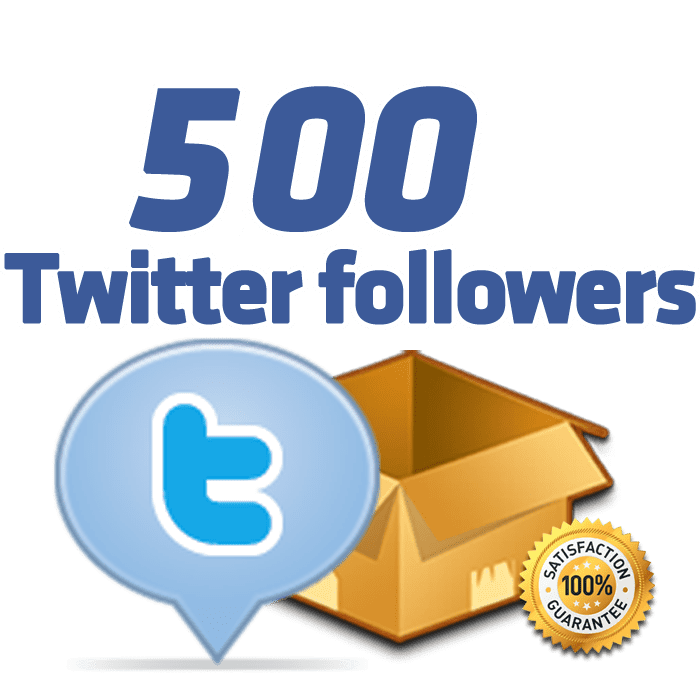 500 twitter followers