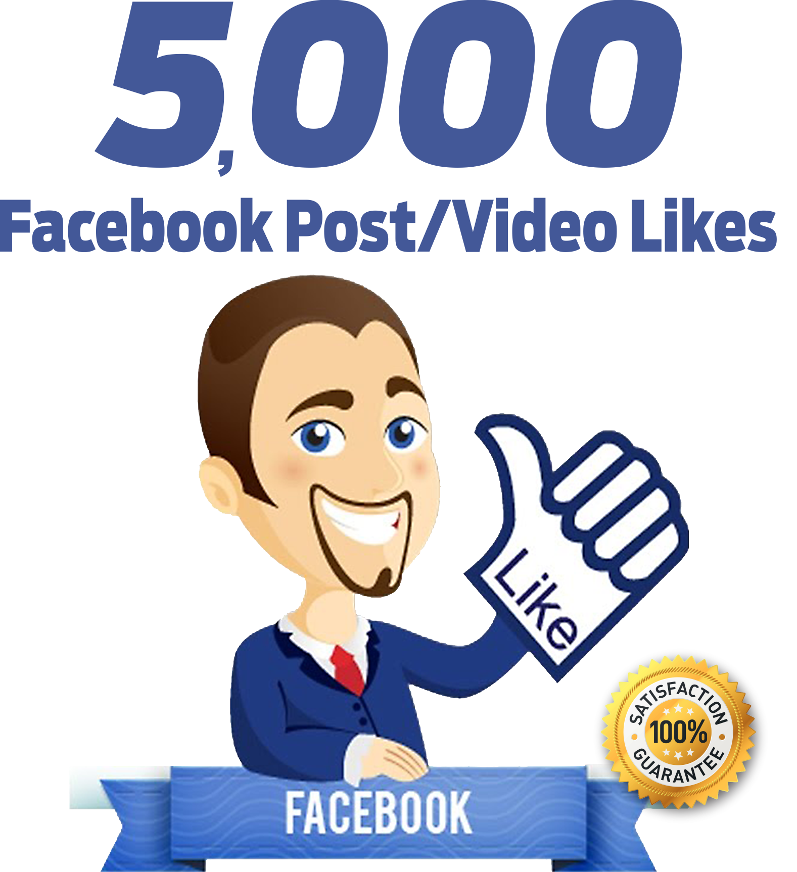 5000 facebook post video likes