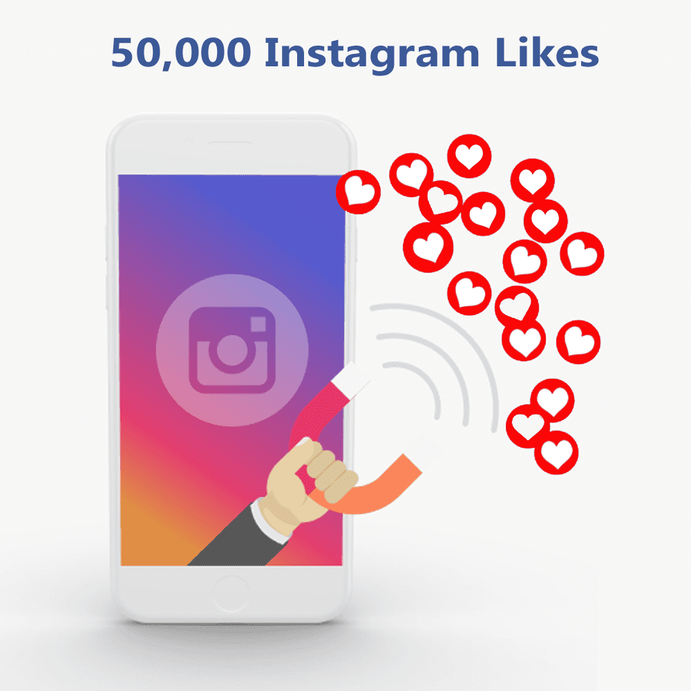 50000 instagram likes