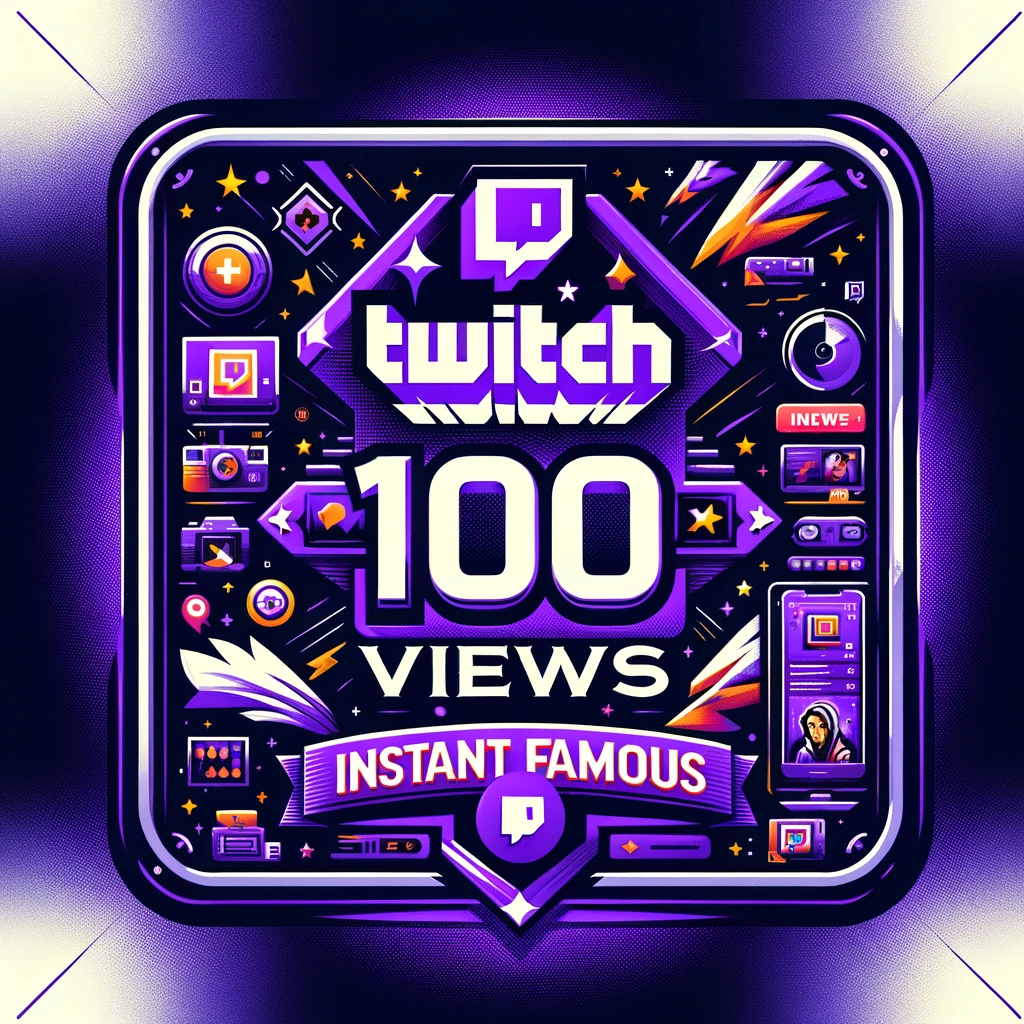 100 twitch live views