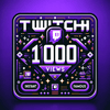 1000 twitch live views