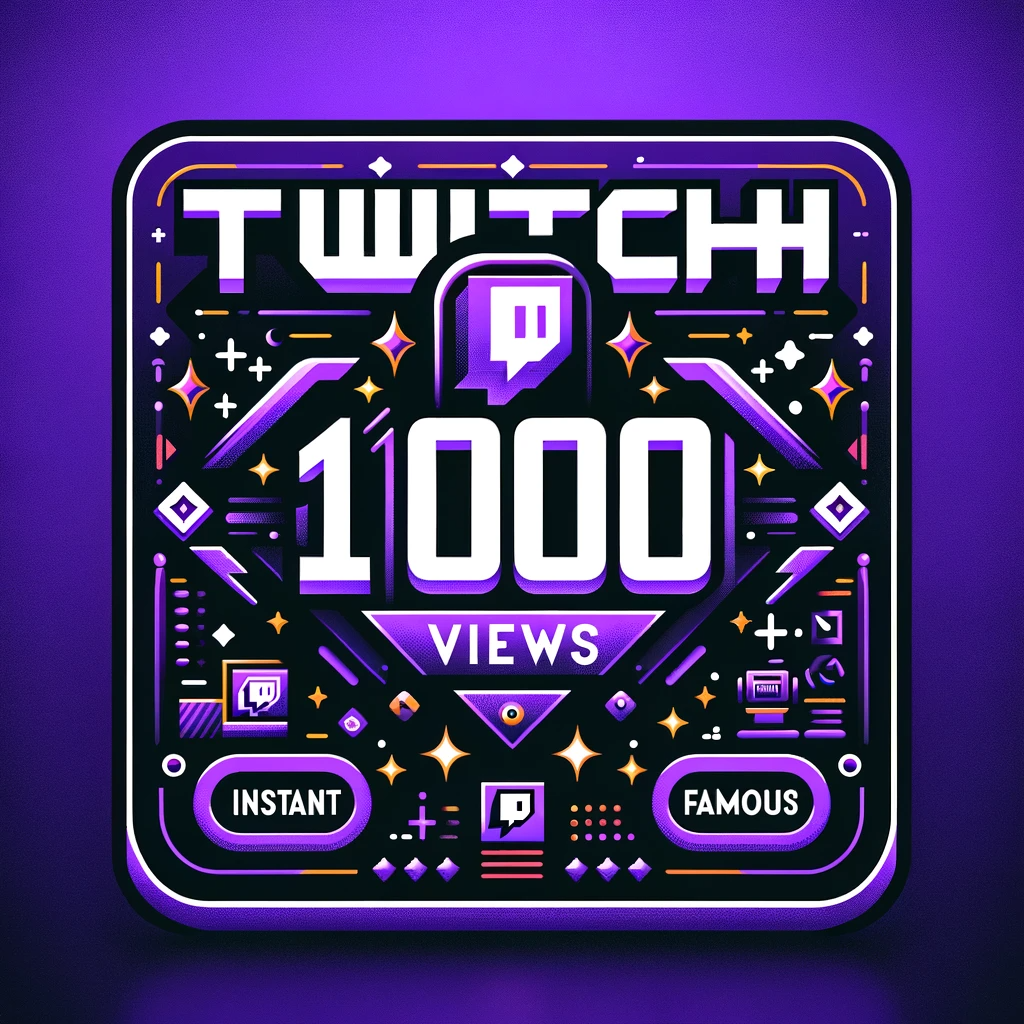 1000 twitch live views