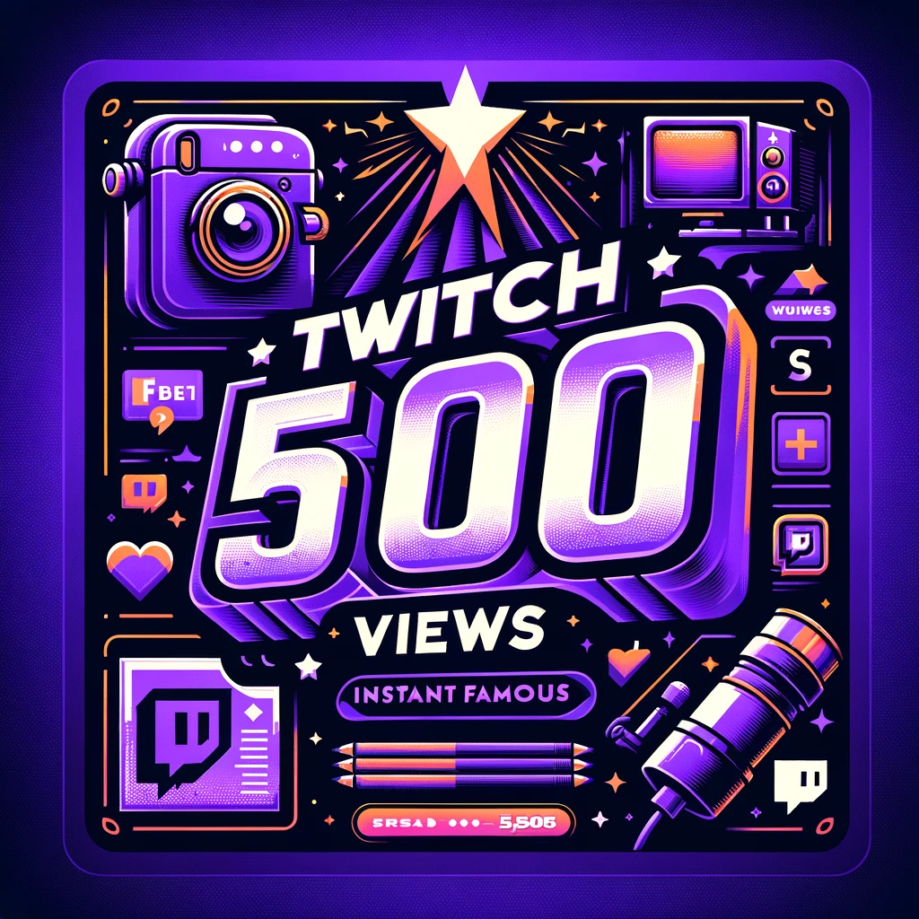 500 twitch live views