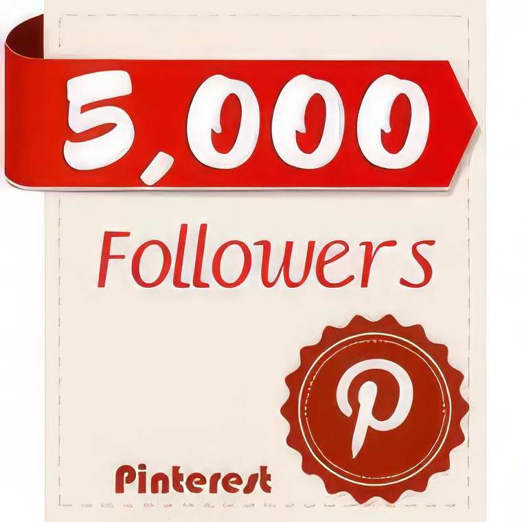 5000 Pinterest Followers
