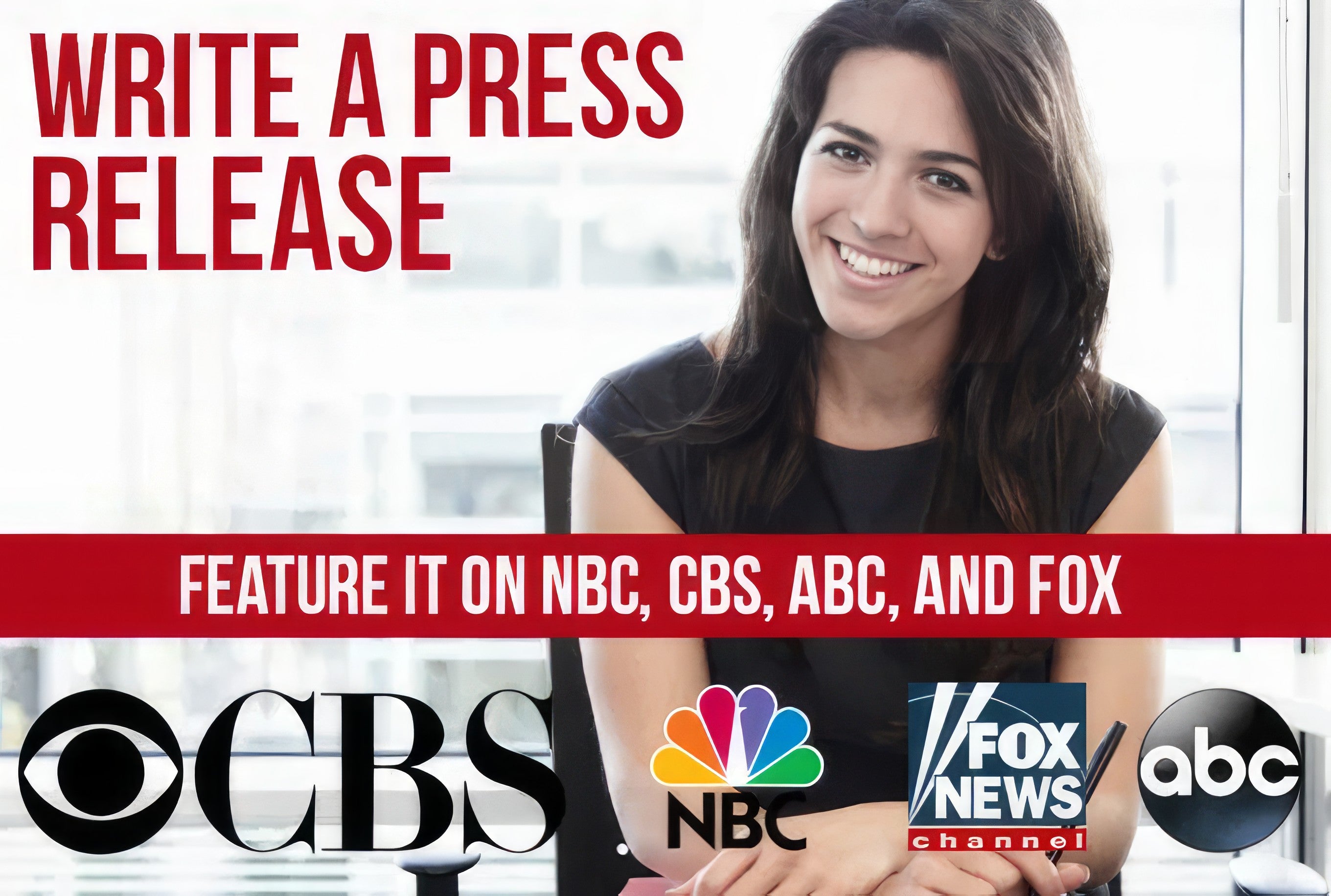 Skicka pressmeddelande till Google News, CBS, Fox, ABC, 500+ News