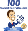 100 facebook post video likes