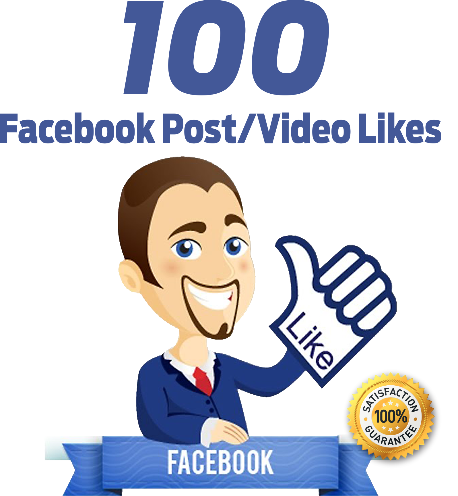 100 facebook post video likes