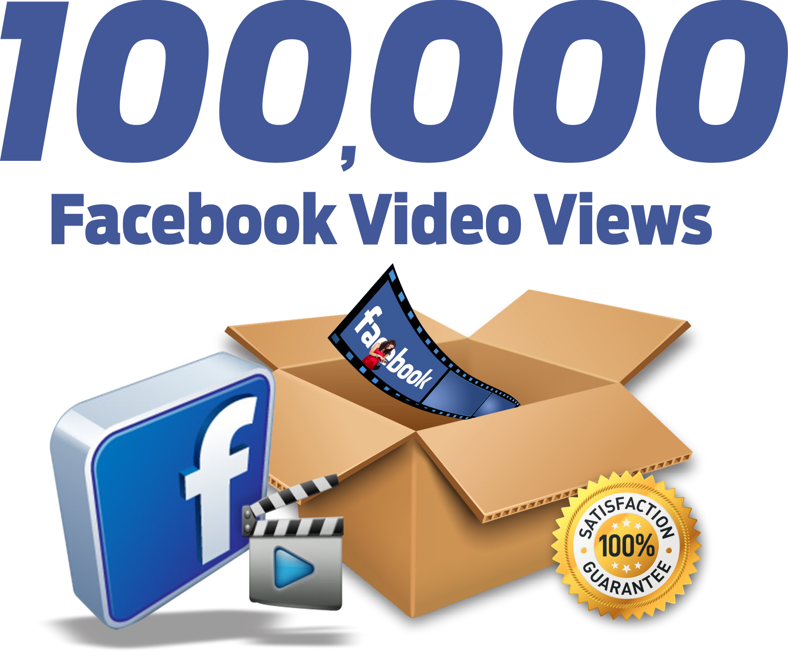 100000 facebook views