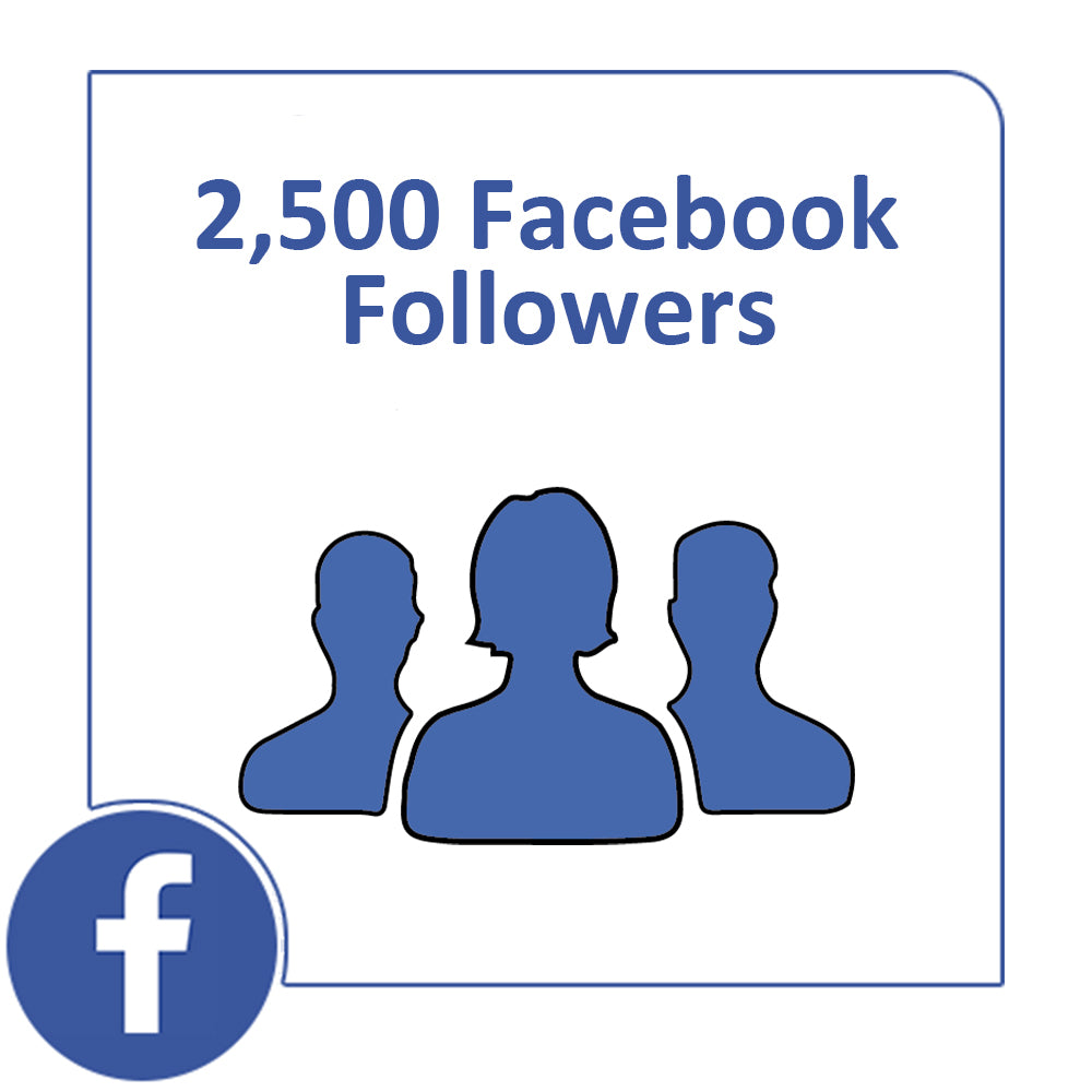 2500 facebook followers