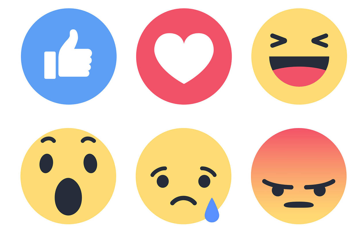 250 facebook reactions