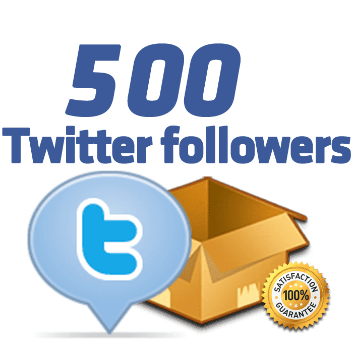 500 twitter followers