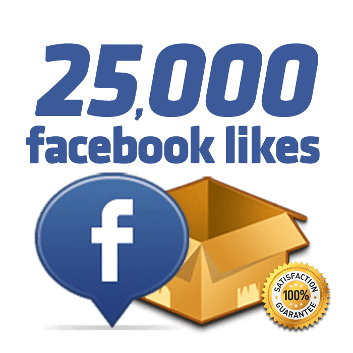 25000 facebook likes